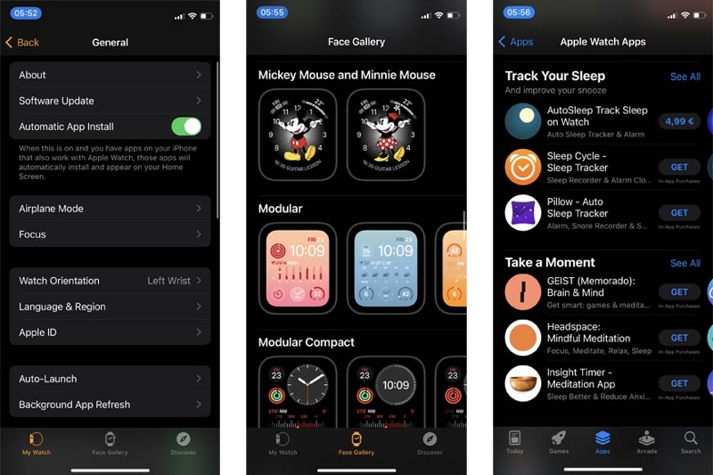 Вы можете увидеть Apple Watch SE.